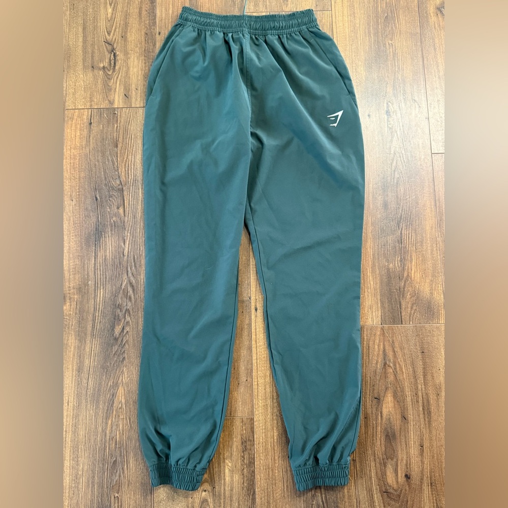 Gymshark Dark Green Track Joggers